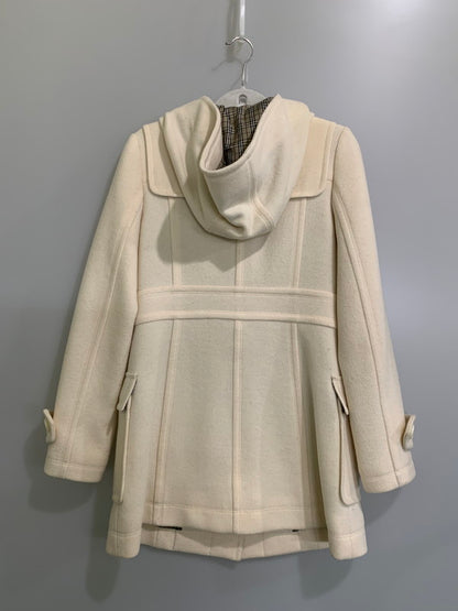 【現状渡し品】【レディース】 BURBERRY BLUE LABEL バーバリーブルーレーベル DUFFLE COAT E1B24-252-02 ダッフルコート アウター 168-260217-yn-15-min サイズ：38 カラー：オフホワイト 万代Net店