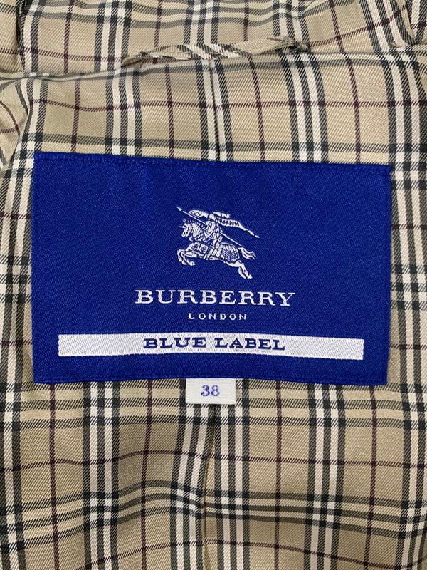 【現状渡し品】【レディース】 BURBERRY BLUE LABEL バーバリーブルーレーベル DUFFLE COAT E1B24-252-02 ダッフルコート アウター 168-260217-yn-15-min サイズ：38 カラー：オフホワイト 万代Net店