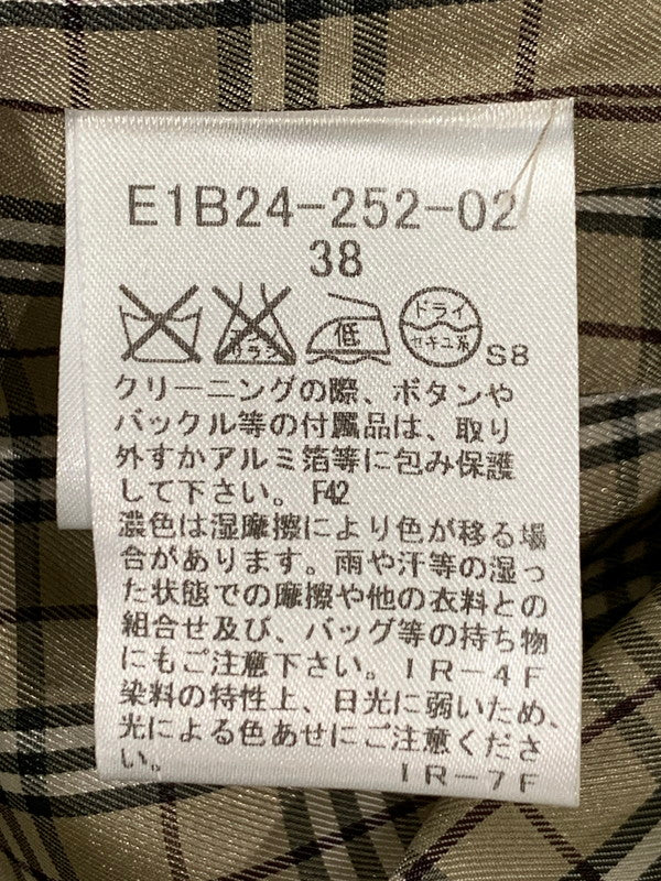 【現状渡し品】【レディース】 BURBERRY BLUE LABEL バーバリーブルーレーベル DUFFLE COAT E1B24-252-02 ダッフルコート アウター 168-260217-yn-15-min サイズ：38 カラー：オフホワイト 万代Net店