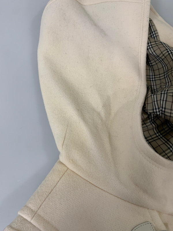 【現状渡し品】【レディース】 BURBERRY BLUE LABEL バーバリーブルーレーベル DUFFLE COAT E1B24-252-02 ダッフルコート アウター 168-260217-yn-15-min サイズ：38 カラー：オフホワイト 万代Net店