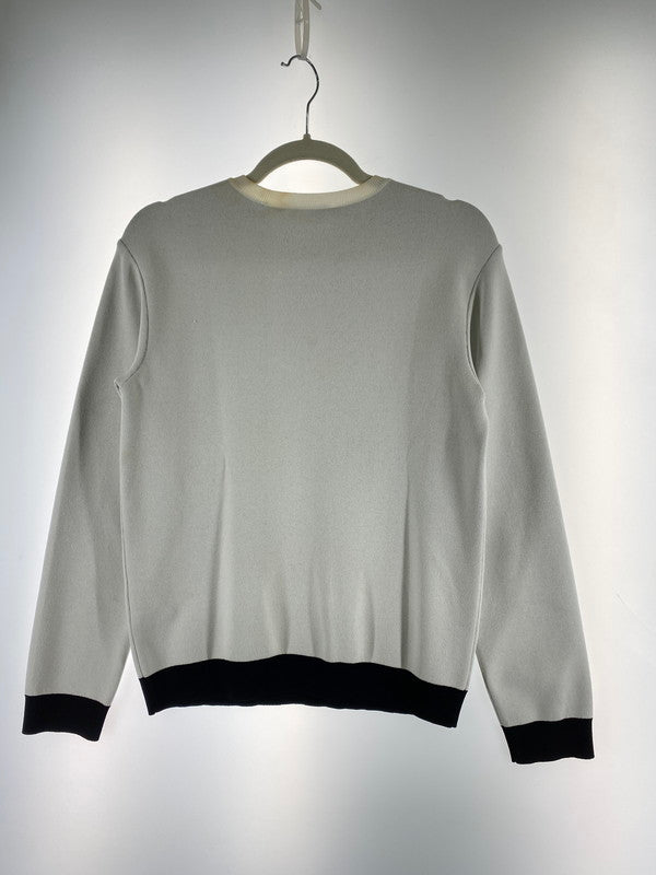 【中古品】【レディース】 VALENTINO ヴァレンティノ V LOGO KNIT SWEATER WB3KCC226HN ニット セーター トップス レディース 168-260220-em-17-min サイズ：S カラー：ホワイト 万代Net店