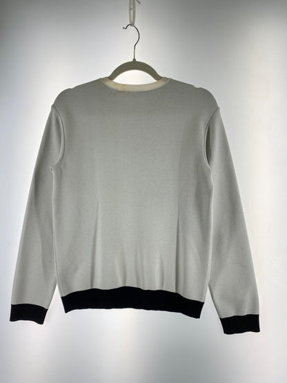 【中古品】【レディース】 VALENTINO ヴァレンティノ V LOGO KNIT SWEATER WB3KCC226HN ニット セーター トップス レディース 168-260220-em-17-min サイズ：S カラー：ホワイト 万代Net店