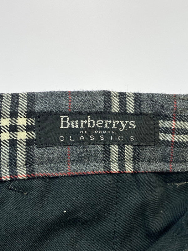 【中古品】【レディース】 BURBERRY'S OF LONDON CLASSICS バーバリーズ オブ ロンドン クラシックス 90S ノバチェックスラックス 90年代 ヴィンテージ レディース ボトムス チェック柄 171-260220-em-19-min サイズ：73 カラー：グレー系 万代Net店