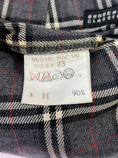 【中古品】【レディース】 BURBERRY'S OF LONDON CLASSICS バーバリーズ オブ ロンドン クラシックス 90S ノバチェックスラックス 90年代 ヴィンテージ レディース ボトムス チェック柄 171-260220-em-19-min サイズ：73 カラー：グレー系 万代Net店