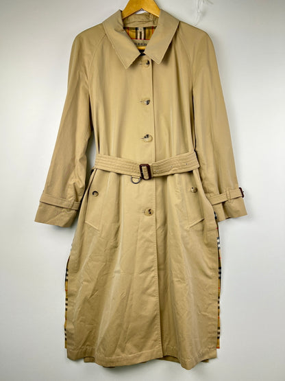 【中古品】【レディース】 BURBERRY バーバリー SIDE SLIT TRENCH COAT 8004072 サイドスリット トレンチコート アウター 168-260725-kk-18-hon サイズ：US 8 カラー：BEIGE 万代Net店