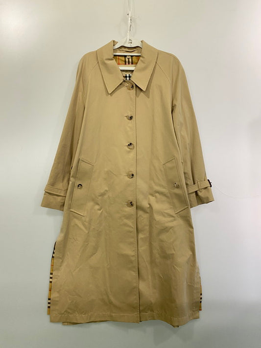 【中古品】【レディース】 BURBERRY バーバリー SIDE SLIT TRENCH COAT 8004072 サイドスリット トレンチコート アウター 168-260217-yn-30-min サイズ：IT 42 カラー：ベージュ系 万代Net店