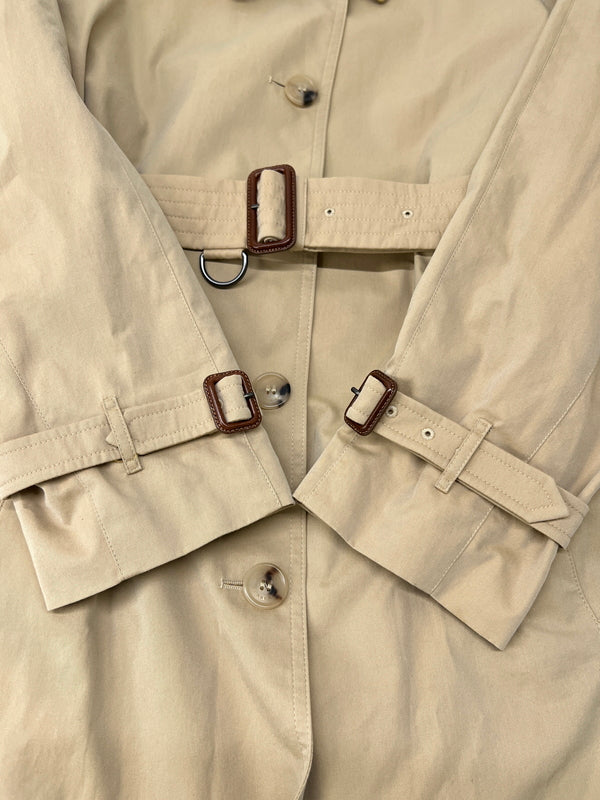 【中古品】【レディース】 BURBERRY バーバリー SIDE SLIT TRENCH COAT 8004072 サイドスリット トレンチコート アウター 168-260725-kk-18-hon サイズ：US 8 カラー：BEIGE 万代Net店