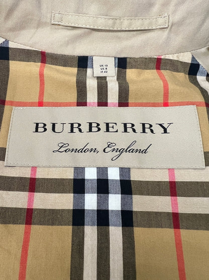 【中古品】【レディース】 BURBERRY バーバリー SIDE SLIT TRENCH COAT 8004072 サイドスリット トレンチコート アウター 168-260725-kk-18-hon サイズ：US 8 カラー：BEIGE 万代Net店