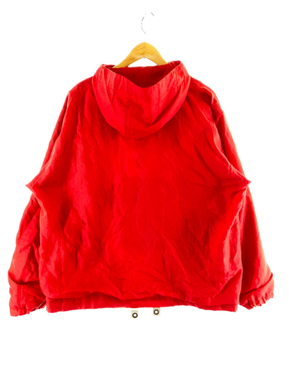 【中古品】【メンズ】 CHAMPION チャンピオン 80S NYLON ANORAK JACKET ナイロン アノラックジャケット アウター ヴィンテージ 146-260718-AS-67-min サイズ：M カラー：レッド 万代Net店