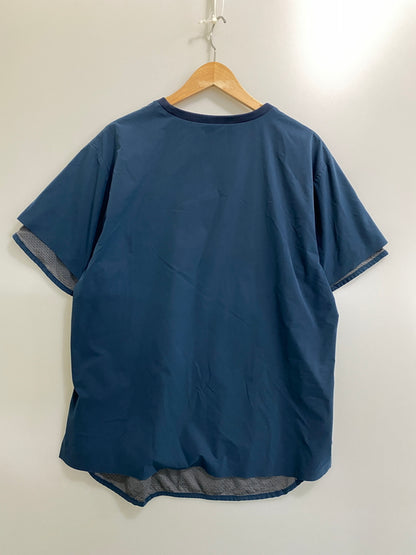 【中古品】【メンズ】 SNOW PEAK スノーピーク レイヤード ドライ SS TEE 半袖 Ｔシャツ SW-17SU006 メンズ ショートスリーブ 144-260702-hu-36-min サイズ：ＸＬ カラー：ネイビー系 万代Net店