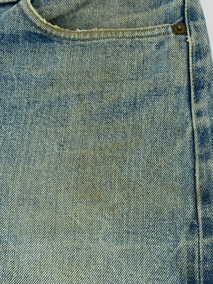 【現状渡し品】【メンズ】 デニムパンツ 501 刻印6 66後期 スモールE チェーンステッチ メンズ ボトムス ジーンズ ジーパン 157-260220-em-16-min カラー：インディゴ 万代Net店