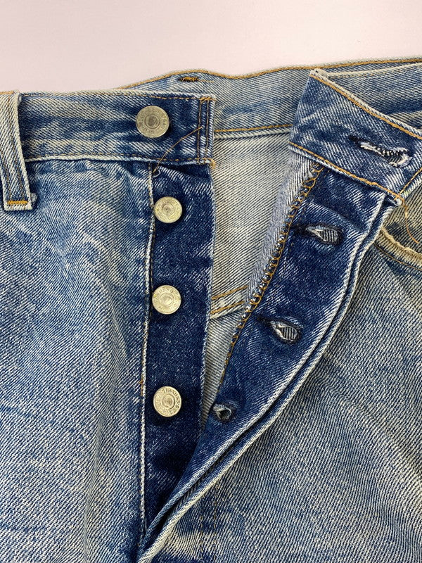 【現状渡し品】【メンズ】 デニムパンツ 501 刻印6 66後期 スモールE チェーンステッチ メンズ ボトムス ジーンズ ジーパン 157-260220-em-16-min カラー：インディゴ 万代Net店