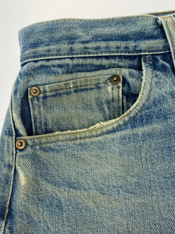 【現状渡し品】【メンズ】 デニムパンツ 501 刻印6 66後期 スモールE チェーンステッチ メンズ ボトムス ジーンズ ジーパン 157-260220-em-16-min カラー：インディゴ 万代Net店
