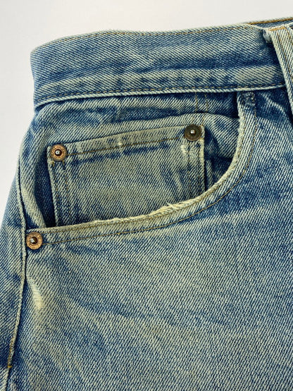 【現状渡し品】【メンズ】 デニムパンツ 501 刻印6 66後期 スモールE チェーンステッチ メンズ ボトムス ジーンズ ジーパン 157-260220-em-16-min カラー：インディゴ 万代Net店