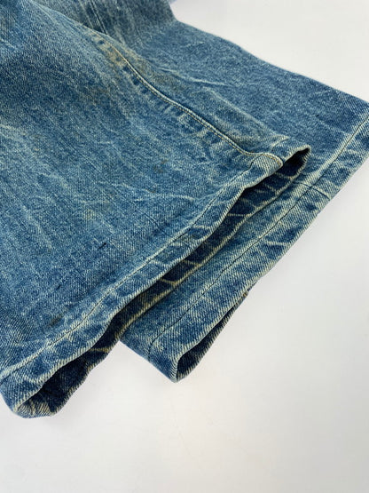 【現状渡し品】【メンズ】 デニムパンツ 501 刻印6 66後期 スモールE チェーンステッチ メンズ ボトムス ジーンズ ジーパン 157-260220-em-16-min カラー：インディゴ 万代Net店
