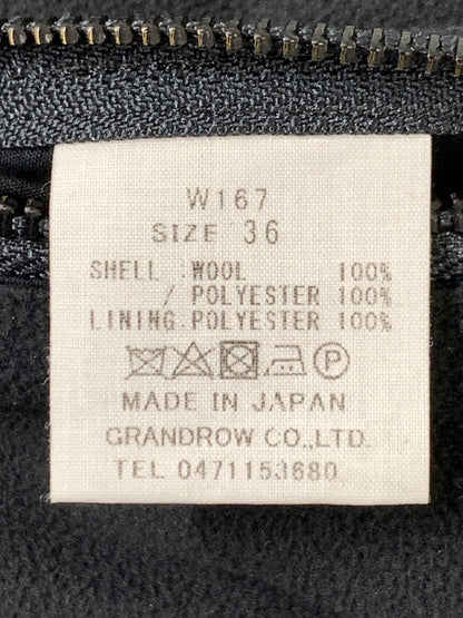 【中古品】【メンズ】 EESETT&CO イーセットアンドコー ZIP VEST GRAY STRIPE BLACK ベスト アウター 140-260729-AS-6-min サイズ：36 カラー：ブラック/グレー 万代Net店