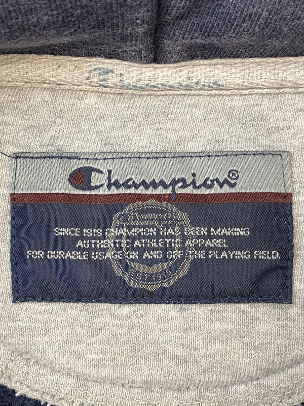 【現状渡し品】【メンズ】 CHAMPION チャンピオン 00S HOODIE PARKA NAVY 00年代 フーディ パーカー ネイビー ロングスリーブ パーカー スウェット 146-260724-hu-13-min サイズ：表記なし カラー：ネイビー(色あせ) 万代Net店