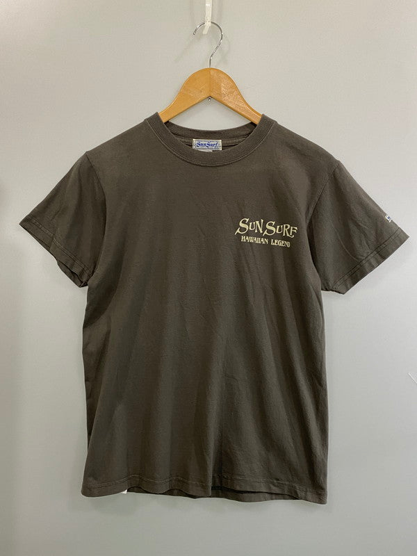 【中古品】【メンズ】 SUNSURF サンサーフ USA製 アメリカ製 ONE HUNDRED SS TEE ワンハンドレッド ショートスリーブ ティー 145 メンズ 半袖 Tシャツ 145-260720-hu-47-min サイズ：M カラー：グレー系 万代Net店