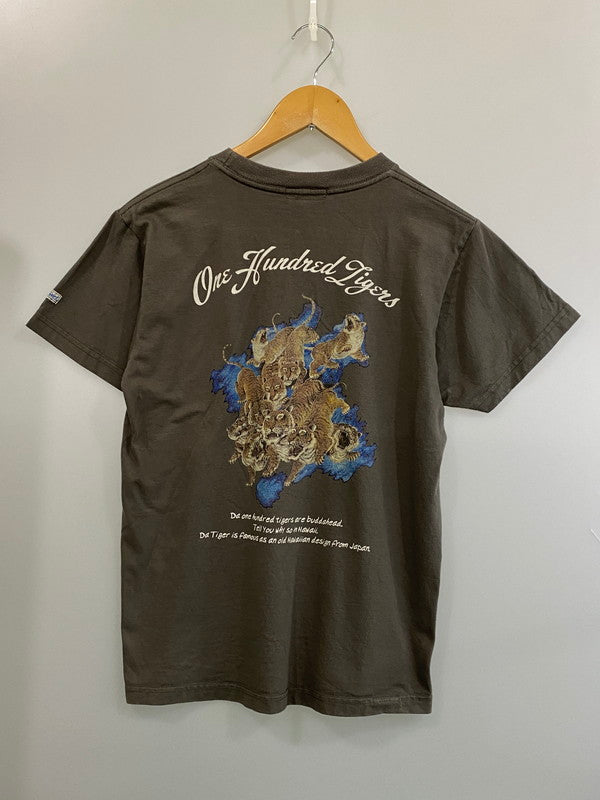 【中古品】【メンズ】 SUNSURF サンサーフ USA製 アメリカ製 ONE HUNDRED SS TEE ワンハンドレッド ショートスリーブ ティー 145 メンズ 半袖 Tシャツ 145-260720-hu-47-min サイズ：M カラー：グレー系 万代Net店