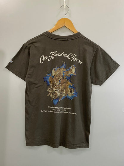 【中古品】【メンズ】 SUNSURF サンサーフ USA製 アメリカ製 ONE HUNDRED SS TEE ワンハンドレッド ショートスリーブ ティー 145 メンズ 半袖 Tシャツ 145-260720-hu-47-min サイズ：M カラー：グレー系 万代Net店