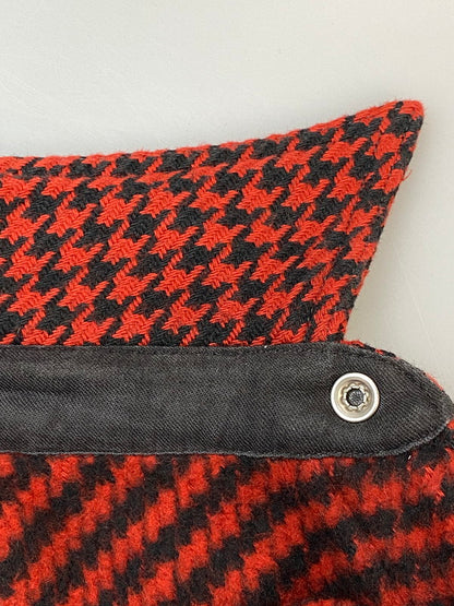 【現状渡し品】【メンズ】 THE FLAT HEAD ザ フラットヘッド ハウンズトゥース ウエスタンシャツ メンズ トップス 145-260714-hu-41-min サイズ：38 カラー：ブラック/レッド（千鳥柄） 万代Net店
