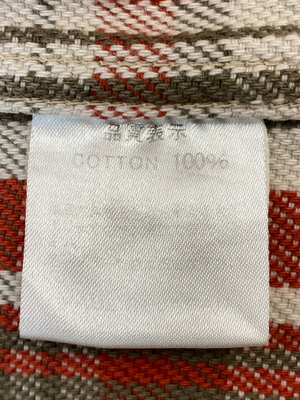 【中古品】【メンズ】 THE FLAT HEAD ザ フラットヘッド HEAVY FLANNEL SHIRT ヘビーフランネルシャツ メンズ トップス 145-260713-hu-40-min サイズ：38 カラー：レッド/ホワイト/カーキ（チェック） 万代Net店