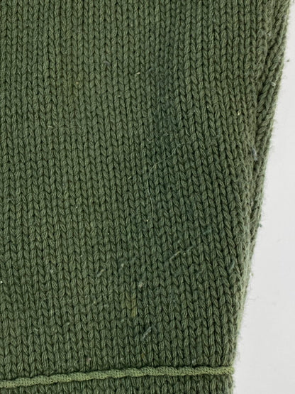【中古品】【メンズ】 STONE ISLAND ストーンアイランド HALF ZIP KNIT PARKA GREEN 90S ハーフ ジップ ニット パーカー メンズ 141-260220-em-03-min サイズ：M カラー：グリーン 万代Net店