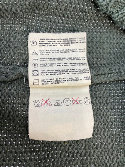 【中古品】【メンズ】 STONE ISLAND ストーンアイランド HALF ZIP KNIT PARKA GREEN 90S ハーフ ジップ ニット パーカー メンズ 141-260220-em-03-min サイズ：M カラー：グリーン 万代Net店