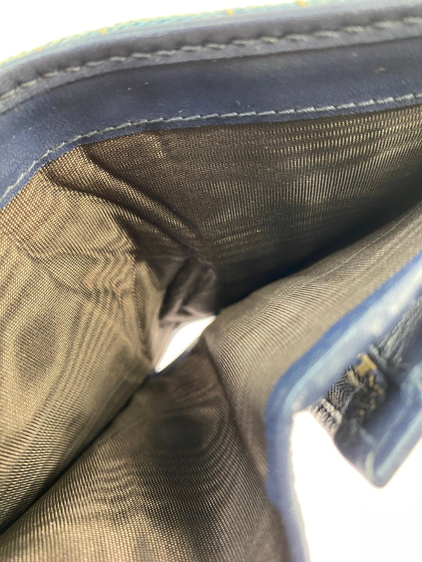 【中古品】【メンズ】 GUCCI グッチ GGマーモント デニム コンパクトウォレット 466492 財布 二つ折り財布 181-260530-KS-18-min カラー：ライトブルー 万代Net店