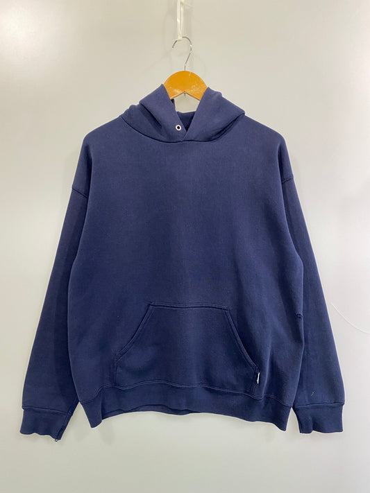 【現状渡し品】【メンズ】 DISCUS ディスカス 90's SWEAT HOODIE 90年代 スウェットフーディー パーカー トップス 146-260715-yn-09-min サイズ：L カラー：ネイビー 万代Net店