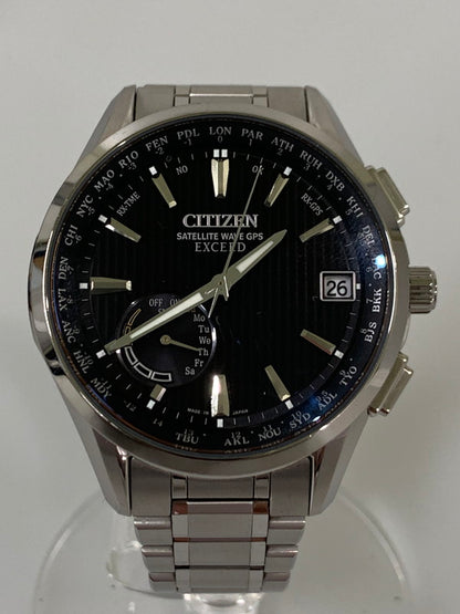 【中古品】【メンズ】 CITIZEN シチズン F150-T024637 CC3050-56F EXCEED DIRECT FLIGHT 腕時計 197-260301-AS-23-min カラー：シルバー 万代Net店