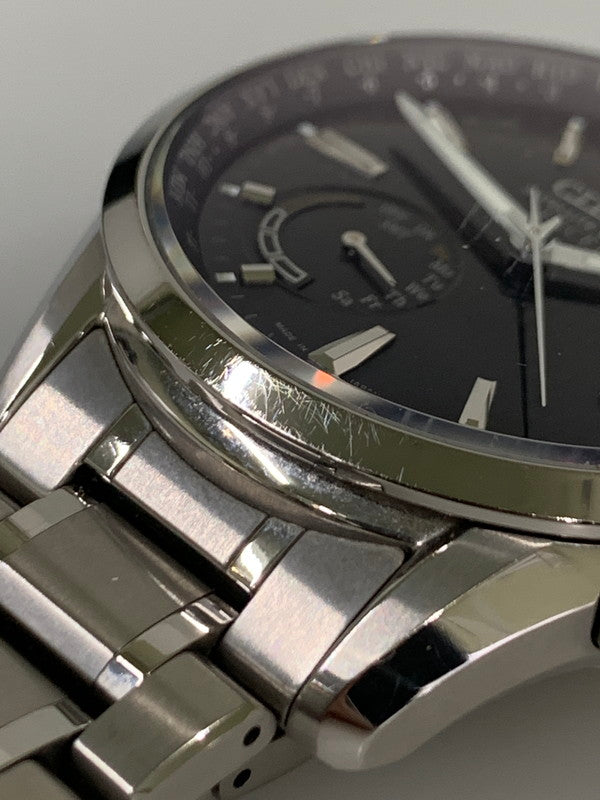 【中古品】【メンズ】 CITIZEN シチズン F150-T024637 CC3050-56F EXCEED DIRECT FLIGHT 腕時計 197-260301-AS-23-min カラー：シルバー 万代Net店