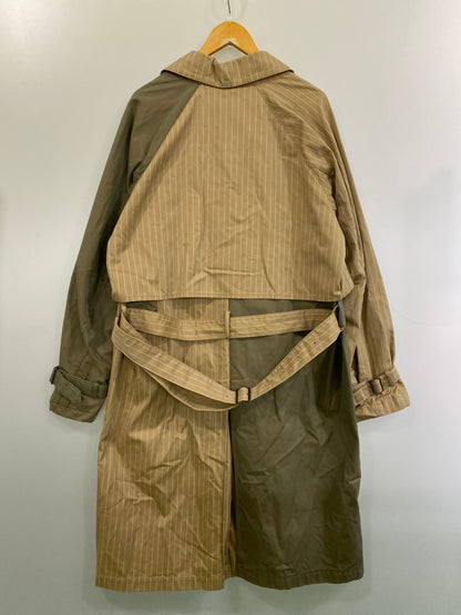 【中古品】【メンズ】 Jieda ジエダ SWITCHING TRENCH COAT JIE-19W-JK02-B スウィッチング トレンチコート アウター 140-260217-yn-19-min サイズ：2 カラー：オリーブグリーン/ベージュ系 万代Net店