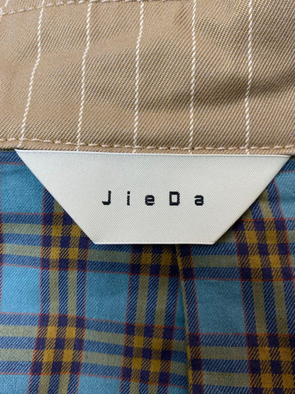 【中古品】【メンズ】 Jieda ジエダ SWITCHING TRENCH COAT JIE-19W-JK02-B スウィッチング トレンチコート アウター 140-260217-yn-19-min サイズ：2 カラー：オリーブグリーン/ベージュ系 万代Net店