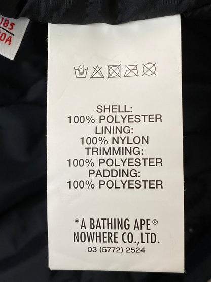 【現状渡し品】【メンズ】 AAPE BY A BATHING APE ZIPUP JACKET AAPJKM7316XXD エーエイプバイアベイシングエイプ ジップアップジャケット アウター 142-260217-yn-23-min サイズ：XL カラー：ブラック 万代Net店