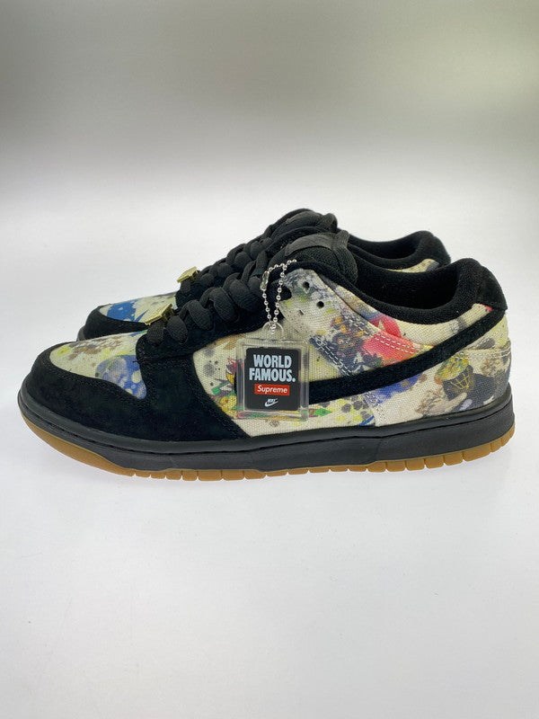 【中古品】【メンズ/レディース】 NIKE ナイキ ×SUPREME シュプリーム FD8778-001 DUNK LOW QS RAMMELLZEE 靴 シューズ スニーカー 160-260301-AS-1-min サイズ：26cm カラー：BLACK/BLACK-MULTI-COLOR 万代Net店