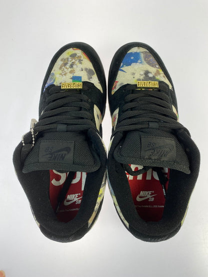 【中古品】【メンズ/レディース】 NIKE ナイキ ×SUPREME シュプリーム FD8778-001 DUNK LOW QS RAMMELLZEE 靴 シューズ スニーカー 160-260301-AS-1-min サイズ：26cm カラー：BLACK/BLACK-MULTI-COLOR 万代Net店