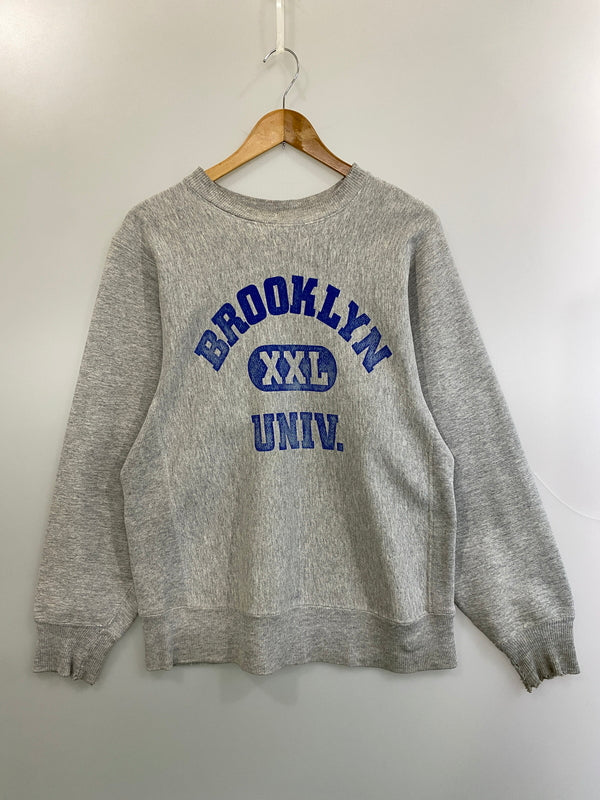 【現状渡し品】【メンズ】 CAMBER キャンバー COLLEGE LOGO SWEATSHIRT カレッジロゴ スウェットシャツ メンズ トップス トレーナー 146-260717-em-42-min サイズ：S カラー：グレー 万代Net店