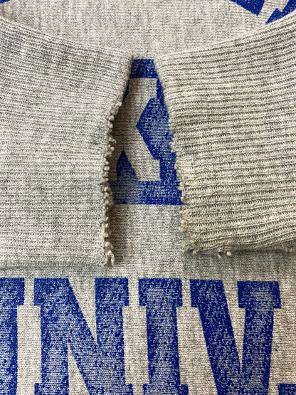 【現状渡し品】【メンズ】 CAMBER キャンバー COLLEGE LOGO SWEATSHIRT カレッジロゴ スウェットシャツ メンズ トップス トレーナー 146-260717-em-42-min サイズ：S カラー：グレー 万代Net店