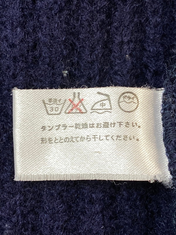 【中古品】【メンズ】 BLUE BLUE ブルーブルー COWCHIN KNIT カウチンニット メンズ セーター 145-260712-hu-39-min サイズ：1 カラー：ネイビー 万代Net店