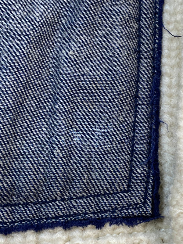 【中古品】【メンズ】 BLUE BLUE ブルーブルー COWCHIN KNIT カウチンニットメンズ 長袖 セーター 145-260711-hu-38-min サイズ：2 カラー：クリーム 万代Net店
