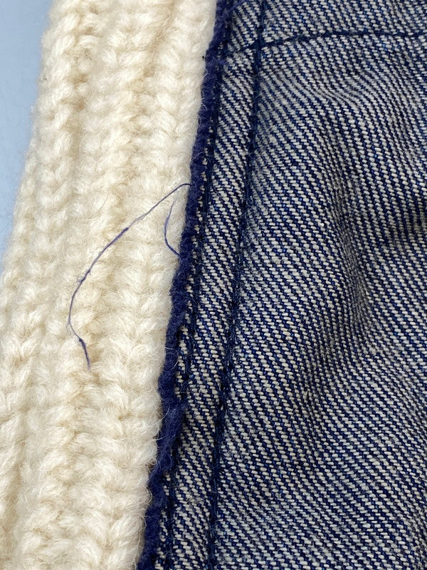 【中古品】【メンズ】 BLUE BLUE ブルーブルー COWCHIN KNIT カウチンニットメンズ 長袖 セーター 145-260711-hu-38-min サイズ：2 カラー：クリーム 万代Net店