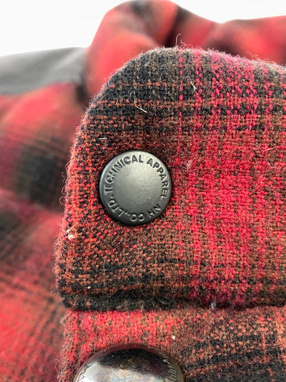 【中古品】【メンズ】 NEIGHBORHOOD ネイバーフッド 132TSMVN-JKM01 OMBRE CHECK DOWN VEST チェックダウンベスト アウター 142-260711-AS-30-min サイズ：L カラー：レッド/ブラック 万代Net店