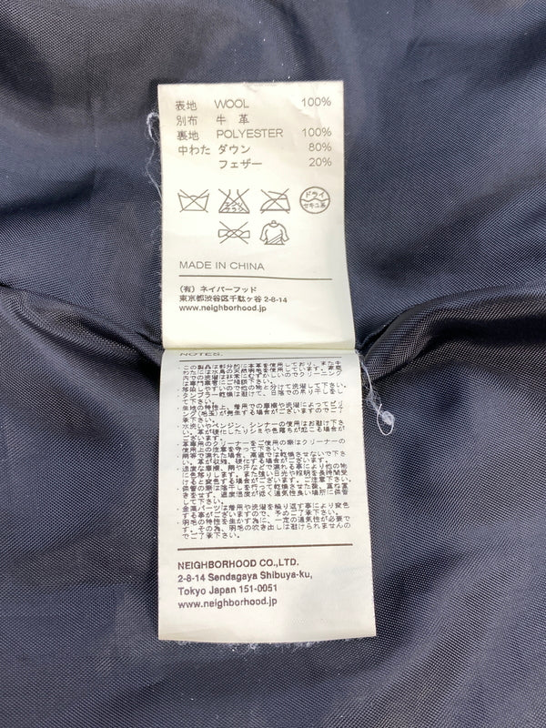 【中古品】【メンズ】 NEIGHBORHOOD ネイバーフッド 132TSMVN-JKM01 OMBRE CHECK DOWN VEST チェックダウンベスト アウター 142-260711-AS-30-min サイズ：L カラー：レッド/ブラック 万代Net店