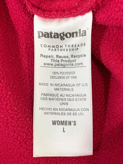 【中古品】【メンズ】 patagonia パタゴニア SYNCHILLA SNAP-T 25455 15年製 シンチラ スナップT プルオーバー トップス 144-260217-yn-09-min サイズ：WOMEN'S L カラー：ピンクレッド 万代Net店