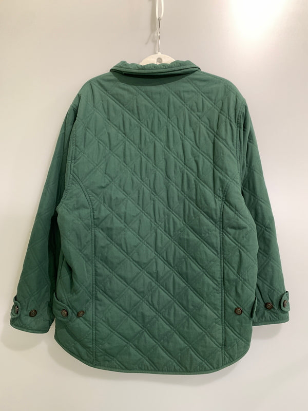 【中古品】【レディース】 L.L.BEAN エルエルビーン QUILTING JACKET キルティング ジャケット 上着 アウター 169-260812-hu-16-min サイズ：M カラー：グリーン 万代Net店