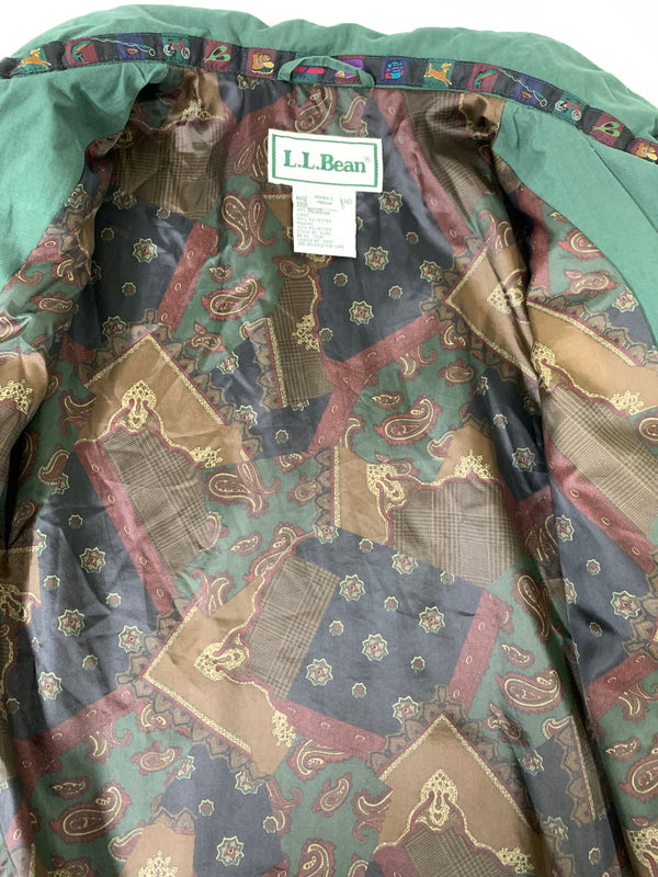 【中古品】【レディース】 L.L.BEAN エルエルビーン QUILTING JACKET キルティング ジャケット 上着 アウター 169-260812-hu-16-min サイズ：M カラー：グリーン 万代Net店