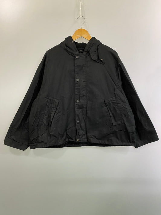 【中古品】【メンズ】 BARBOUR × KAPTAIN SUNSHINE BIG TRANSPORTER HOODY JACKET バブアー キャプテンサンシャイン ビッグ トランスポーター フーディー ジャケット アウター 144-260217-yn-24-min サイズ：36” カラー：ブラック 万代Net店
