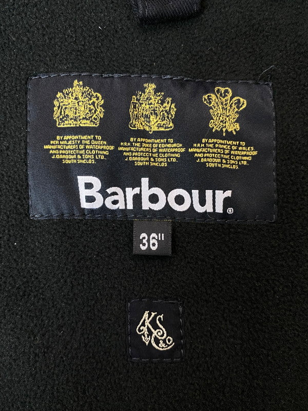 【中古品】【メンズ】 BARBOUR × KAPTAIN SUNSHINE BIG TRANSPORTER HOODY JACKET バブアー キャプテンサンシャイン ビッグ トランスポーター フーディー ジャケット アウター 144-260217-yn-24-min サイズ：36” カラー：ブラック 万代Net店