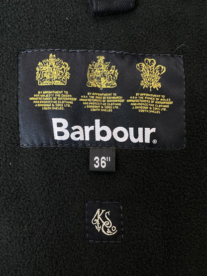 【中古品】【メンズ】 BARBOUR × KAPTAIN SUNSHINE BIG TRANSPORTER HOODY JACKET バブアー キャプテンサンシャイン ビッグ トランスポーター フーディー ジャケット アウター 144-260217-yn-24-min サイズ：36” カラー：ブラック 万代Net店